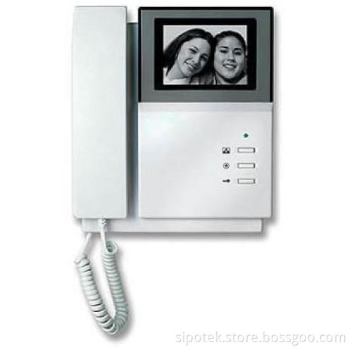 Indoor Monitor with 4-inch B/W and 3.5-inch Color TFT LCD